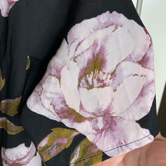 NWT Free Press Gathered Back Floral Crop Top - Picture 5 of 16